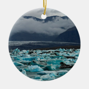 Ornamento De Cerâmica Lago glacial Jokulsarlon - Islândia