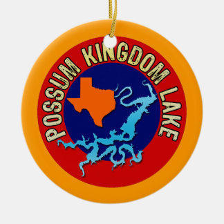 Ornamento De Cerâmica Lago kingdom do gambá, Texas