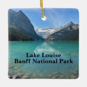 Ornamento De Cerâmica Lago Louise em Banff Canadá