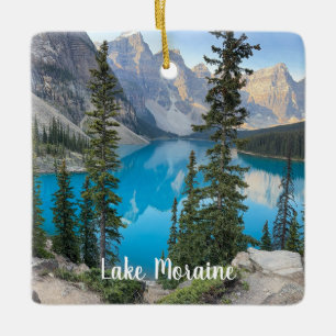 Ornamento De Cerâmica Lago Moraine em Banff Canada