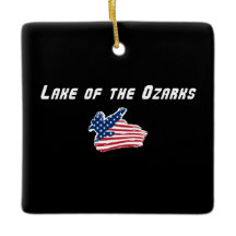 Lago Ozarks Missouri Águia Patriótica