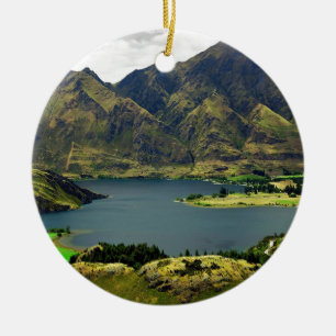 Ornamento De Cerâmica Lago Wannaka Nova Zelândia
