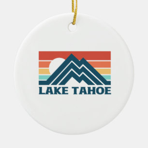 ORNAMENTO DE CERÂMICA LAKE TAHOE, CALIFÓRNIA