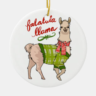 Ornamento De Cerâmica Lama de Falalala