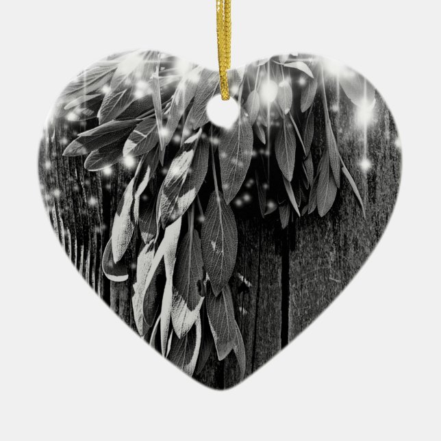 Ornamento De Cerâmica Lâmpadas de Tremor de Cinza em madeira de sarjeta  (Frente)