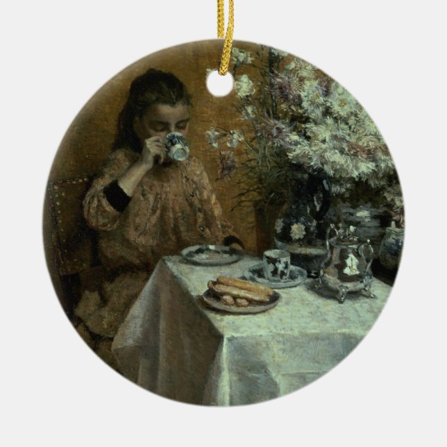 Ornamento De Cerâmica Lanche (Frente)