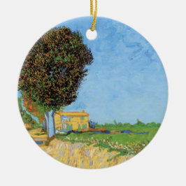 Ornamento De Cerâmica Lane Near Arles por Vincent van Gogh