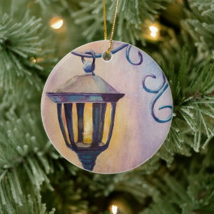 Ornamento De Cerâmica Lanterna de Natal