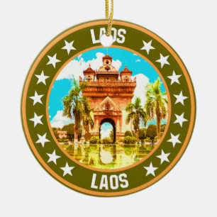 Ornamento De Cerâmica Laos