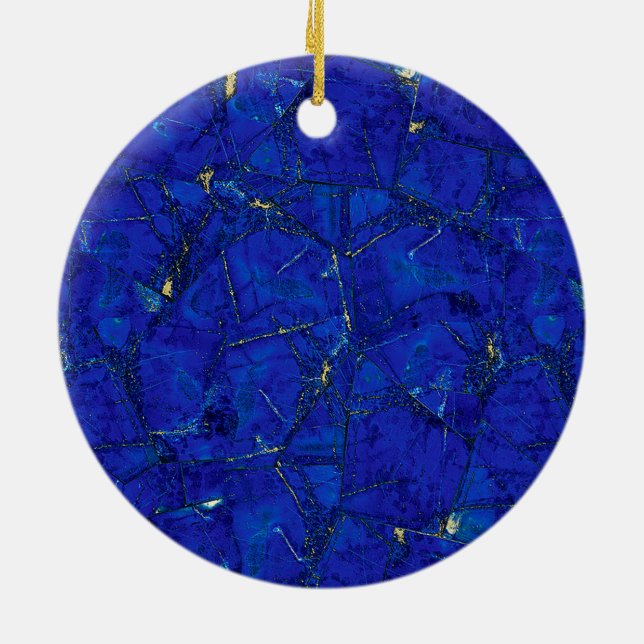 Ornamento De Cerâmica Lapis Lazuli (Traseira)