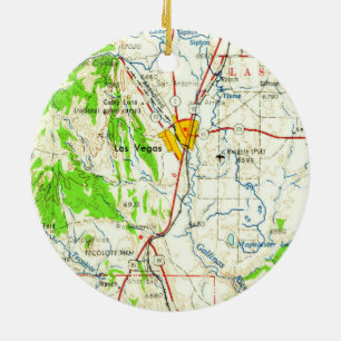 Ornamento De Cerâmica Las Vegas NM Topo