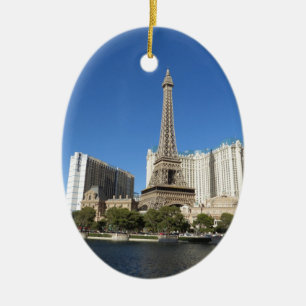 Ornamento De Cerâmica Las Vegas - Paris Paris