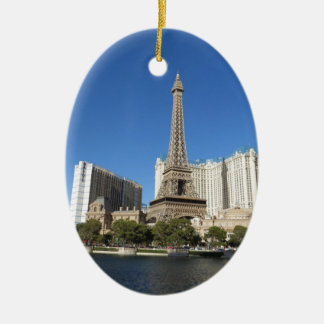 Ornamento De Cerâmica Las Vegas - Paris Paris