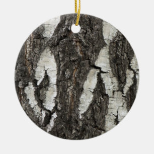 Ornamento De Cerâmica Latido Birch Wood