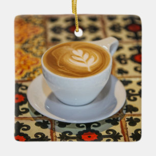 Ornamento De Cerâmica Latte no Azulejo mexicano   Pescadero, México