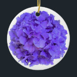 Ornamento De Cerâmica Lavanda lilás púrpura Hidrópias Púrpuras Flores<br><div class="desc">Linda elegante e graciosa são as hipóricas roxas lavandas, esta beleza vem dos meus jardins florais de quintal. Faz uma ideia de presente de excelente para aquele entusiasta da flor! Veja outros produtos com esta imagem nas minhas coleções! Se você não vir o que precisa, a imagem é transferível e...</div>