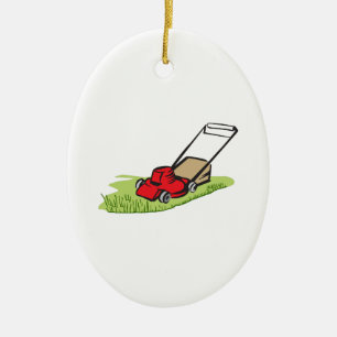 ORNAMENTO DE CERÂMICA LAWNMOWER