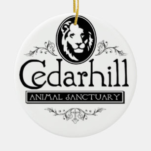 Ornamento De Cerâmica Leão de Cedarhill