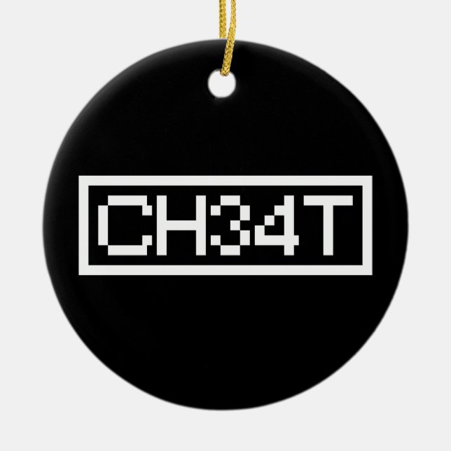 ORNAMENTO DE CERÂMICA LEET BEAT (Frente)