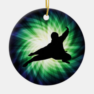 Ornamento De Cerâmica Legal Ninja