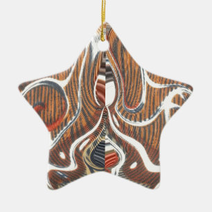 Ornamento De Cerâmica Legal Retro Vintage Aztec Hakuna Matata Cores