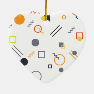 Ornamento De Cerâmica Legal, única, moderna, ilustração de abstrato u