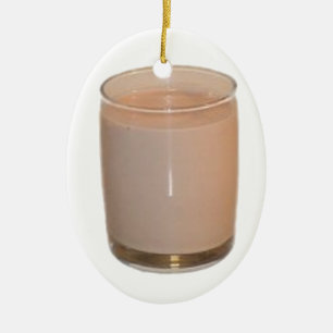 Ornamento De Cerâmica Leite de chocolate