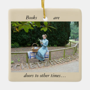 Ornamento De Cerâmica Leitura da senhora
