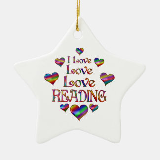 Ornamento De Cerâmica Leitura de amor
