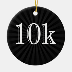 Ornamento De Cerâmica Lembrança através dos campos personalizada do