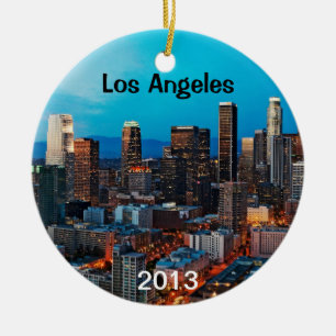 Ornamento De Cerâmica Lembrança de Los Angeles