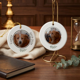 Ornamento De Cerâmica Lembrança de Luxo Silencioso para Animais de Estim