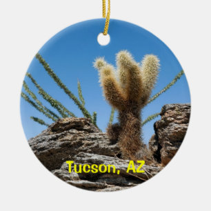 Ornamento De Cerâmica Lembrança de Tucson Arizona