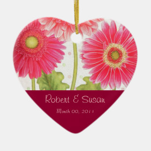 Ornamento De Cerâmica Lembrança do favor do casamento