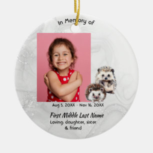 Ornamento De Cerâmica Lembrança Memorial Cristã Ouricecache Para Criança