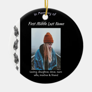 Ornamento De Cerâmica Lembrança Memorial Cristã Pena Tribal Boho