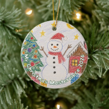 Lembrancinha de Natal do Pequeno Artista