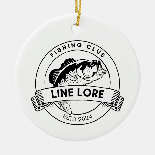 Ornamento De Cerâmica Lenda da Linha (Frente)