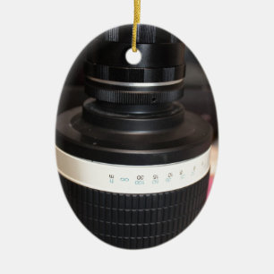 Ornamento De Cerâmica Lente do Telescópio da Câmera