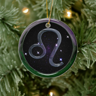 Ornamento De Cerâmica Leo