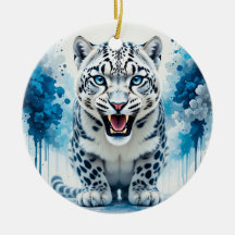 Leopardo Branco Feroz