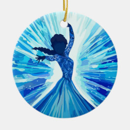 Ornamento De Cerâmica Let It Go