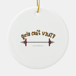 Ornamento De Cerâmica Levantamento de peso - Barbell