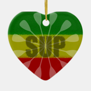 Ornamento De Cerâmica Levante-Se, Dobre A Grelha