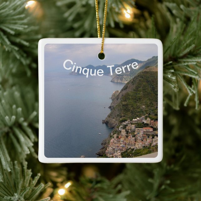 Ornamento De Cerâmica LGR030 CINQUE TERRE - Liguria - Itália, (Árvore)