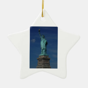 Ornamento De Cerâmica Liberdade iluminando o mundo - Estátua da Liberdad