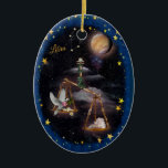 Ornamento De Cerâmica Libra Art Collage<br><div class="desc">#Libra #Art #Ornament mostrando a todos que este sinal está conectado a (símbolo,  elemento,  planeta,  flor,  gemstone e cor). — Mais itens da Libra: www.zazzle.com/aura2000/libra</div>