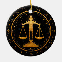 Libra Zodíaco Balança de Ouro