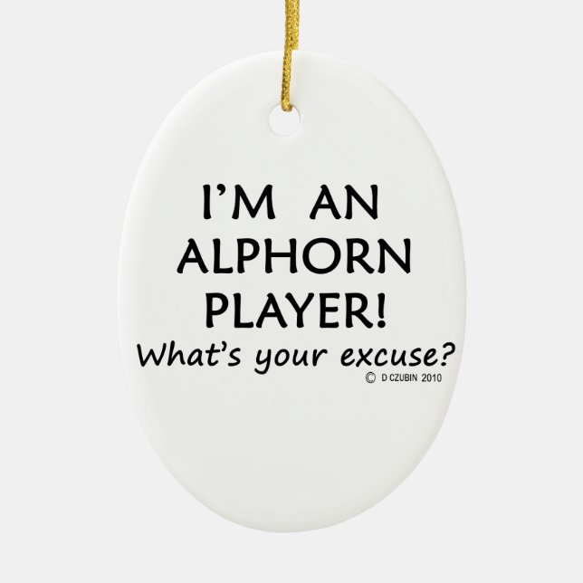 Ornamento De Cerâmica Licença do Jogador de Alfabeto (Frente)