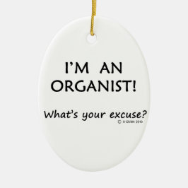 Ornamento De Cerâmica Licença do Organizador